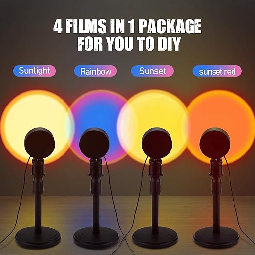 Sunset Aurora LED Lamp — USB Desk Mood Light