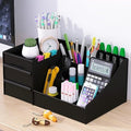 Minimalist Desk Organizer Set — Pen Holder + Tray + Phone Stand