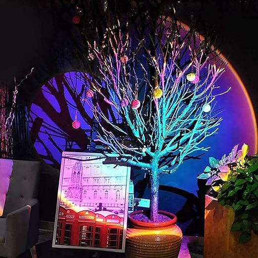 Sunset Aurora LED Lamp — USB Desk Mood Light